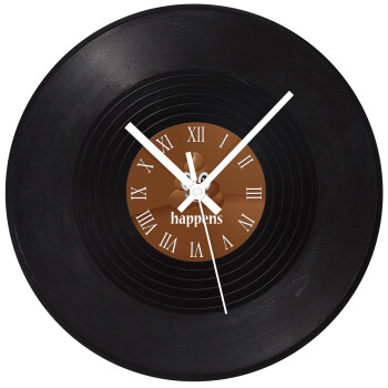 Shit Happens, Ρολόι τοίχου Βινύλιο (30cm)
