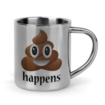 Shit Happens, Mug Stainless steel double wall 300ml