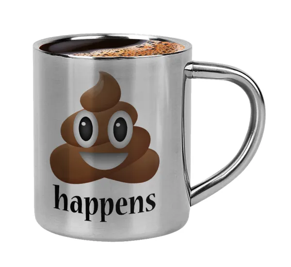 Shit Happens — Κουπάκι μεταλλικό διπλού τοιχώματος για espresso (220ml)