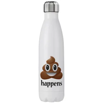 Shit Happens, Stainless steel, double-walled, 750ml