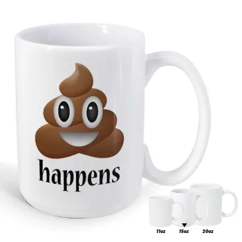 Shit Happens, Κούπα Mega, κεραμική, 450ml