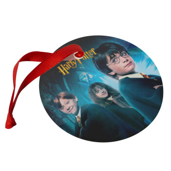 Harry potter and the philosopher's stone, Christmas ornament glass 9cm