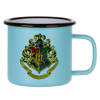 Hogwart's, Κούπα Μεταλλική εμαγιέ ΜΑΤ σιέλ 360ml