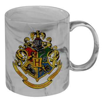 Hogwart's, Mug ceramic marble style, 330ml