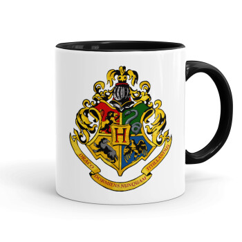 Hogwart's, Mug colored black, ceramic, 330ml
