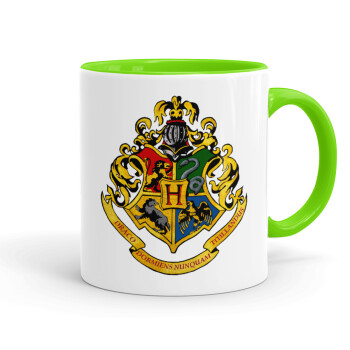 Hogwart's, Mug colored light green, ceramic, 330ml