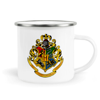Hogwart's, Κούπα Μεταλλική εμαγιέ λευκη 360ml