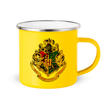 Hogwart's, Κούπα Μεταλλική εμαγιέ Κίτρινη 360ml