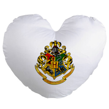 Hogwart's, Μαξιλάρι καναπέ καρδιά 40x40cm περιέχεται το  γέμισμα