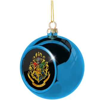 Hogwart's, Blue Christmas tree ball ornament 8cm