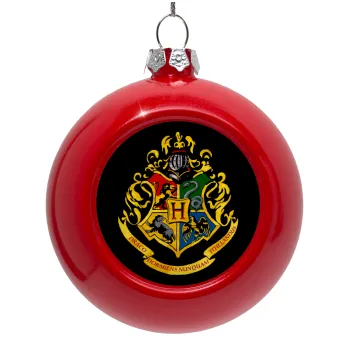 Hogwart's, Red Christmas tree ornament bauble 8cm