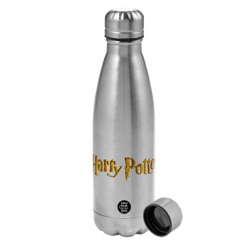 Harry potter movie, Metallic water bottle, stainless steel, 750ml