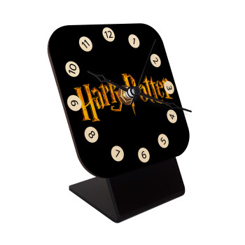 Harry potter movie, Επιτραπέζιο ρολόι σε φυσικό ξύλο (10cm)