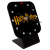 Harry potter movie, Επιτραπέζιο ρολόι ξύλινο με δείκτες (10cm)