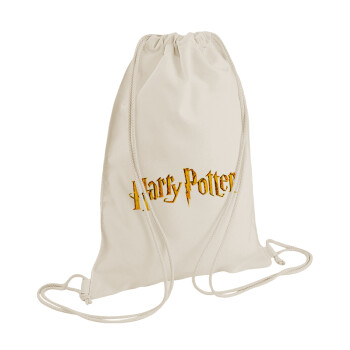 Harry potter movie, Τσάντα πλάτης πουγκί GYMBAG natural (28x40cm)