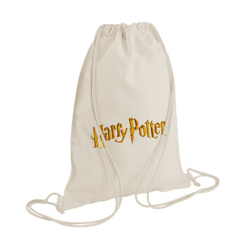 Harry potter movie, Backpack bag GYMBAG natural (28x40cm)