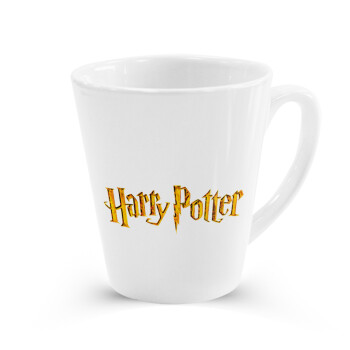 Harry potter movie, Κούπα κωνική Latte Λευκή, κεραμική, 300ml