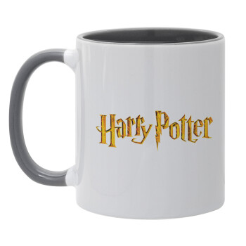 Harry potter movie, Κούπα χρωματιστή γκρι, κεραμική, 330ml