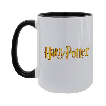 Harry potter movie, Κούπα Mega 15oz, κεραμική Μαύρη, 450ml