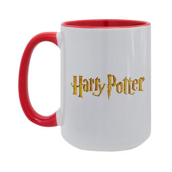 Harry potter movie, Κούπα Mega 15oz, κεραμική Κόκκινη, 450ml