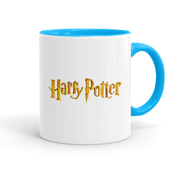 Harry potter movie, Κούπα χρωματιστή γαλάζια, κεραμική, 330ml