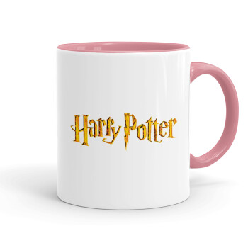 Harry potter movie, Κούπα χρωματιστή ροζ, κεραμική, 330ml