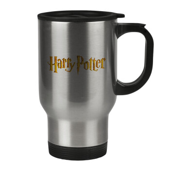 Harry potter movie, Κούπα ταξιδιού ανοξείδωτη με καπάκι, διπλού τοιχώματος (θερμό) 450ml