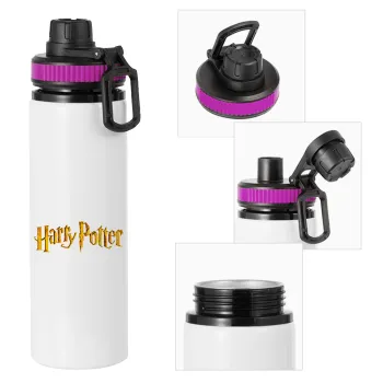 Harry potter movie, Metallic water bottle with safety lid, 850ml aluminum
