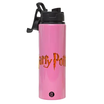 Harry potter movie, Metallic water bottle with safety lid, 850ml aluminum