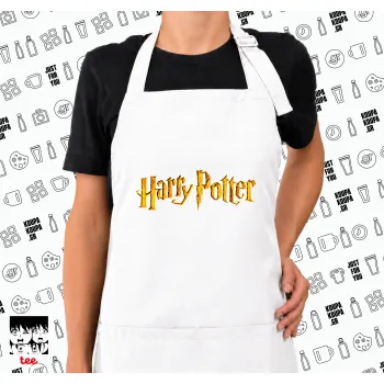 Harry potter movie, Ποδιά μακριά Σεφ ολόσωμη με τσέπες white (ΕΝΗΛΙΚΩΝ)