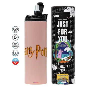 Harry potter movie, Tumbler stainless steel PINK 600ml