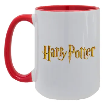 Harry potter movie, Κούπα Mega 15oz, κεραμική Κόκκινη, 450ml