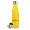 Yellow Stainless Steel Metallic Thermos, double-walled, 500ml