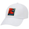 Among US VOTE, Καπέλο ενηλίκων Jockey Λευκό (snapback, 5-φύλλο, unisex)