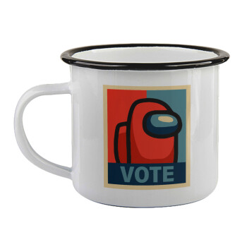 Among US VOTE, Κούπα εμαγιέ με μαύρο χείλος 360ml