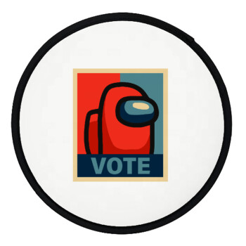 Among US VOTE, Βεντάλια υφασμάτινη αναδιπλούμενη με θήκη (20cm)
