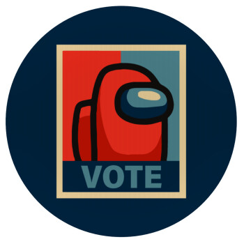 Among US VOTE, Mousepad Round 20cm