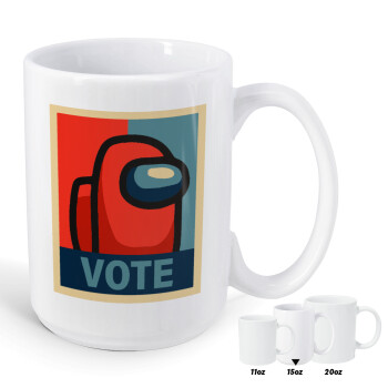 Among US VOTE, Κούπα Mega, κεραμική, 450ml