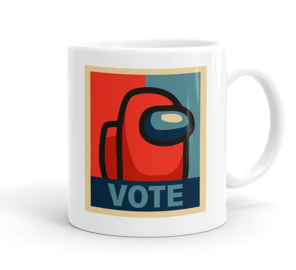 Among US VOTE — Κούπα, κεραμική, 330ml