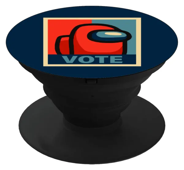 Among US VOTE — Phone Holders Stand  Μαύρο Βάση Στήριξης Κινητού στο Χέρι