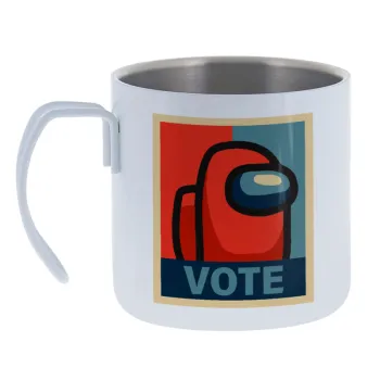 Among US VOTE — Κούπα Ανοξείδωτη διπλού τοιχώματος 400ml