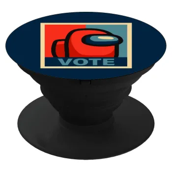 Among US VOTE, Phone Holders Stand  Μαύρο Βάση Στήριξης Κινητού στο Χέρι