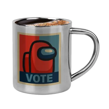 Among US VOTE, Κουπάκι μεταλλικό διπλού τοιχώματος για espresso (220ml)