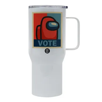 Among US VOTE, Tumbler με καπάκι, διπλού τοιχώματος (θερμό) 750L