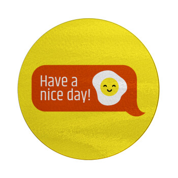Have a nice day Emoji, Επιφάνεια κοπής γυάλινη στρογγυλή (30cm)