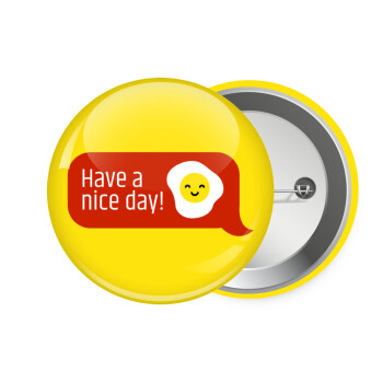Have a nice day Emoji, Κονκάρδα παραμάνα 7.5cm