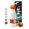 Bascetball Metal mug thermos, double wall, 550ml
