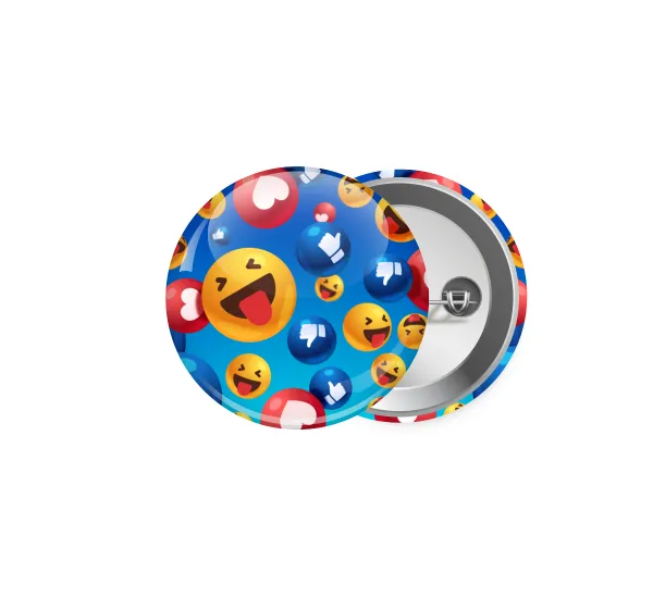 3D Emoji Collection — Pin badge, 5cm