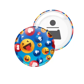 3D Emoji Collection, Μαγνητάκι και ανοιχτήρι μπύρας στρογγυλό διάστασης 5,9cm