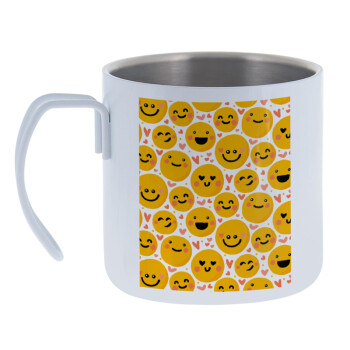Emojis Love, Mug Stainless steel double wall 400ml